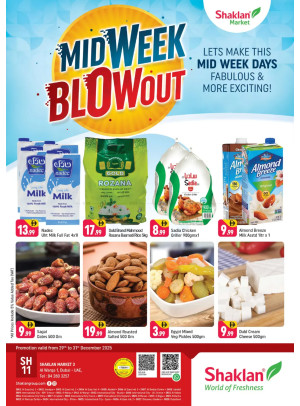Midweek Blow Out - Shaklan Market 3, Al Warqa 1