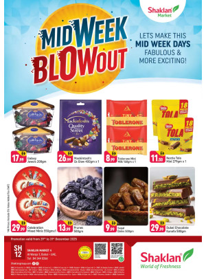 Midweek Blow Out - Shaklan Market 4, Al Warqa 1