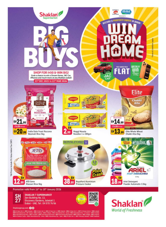 Weekend Deals - Shaklan 7 Supermarket, Zen Building, Jebel Ali