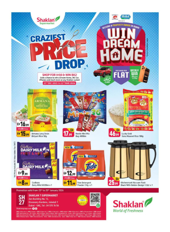 Weekend Deals - Shaklan 7 Supermarket, Zen Building, Jebel Ali