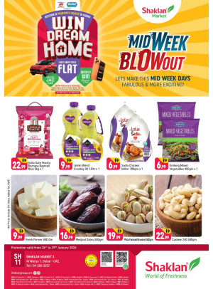 Midweek Blow Out - Shaklan Market 3, Al Warqa 1