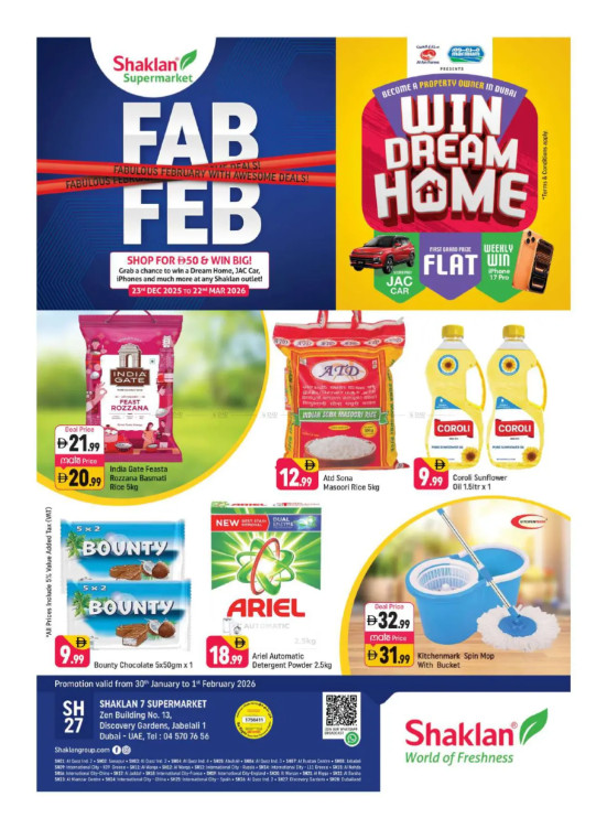 Weekend Deals - Shaklan 7 Supermarket, Zen Building, Jebel Ali