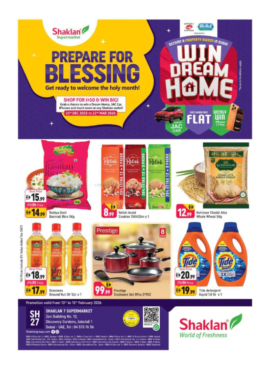 Weekend Deals - Shaklan 7 Supermarket, Zen Building, Jebel Ali