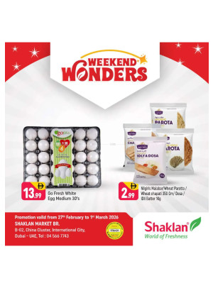 Weekend Wonder - B02 China Cluster, Dubai