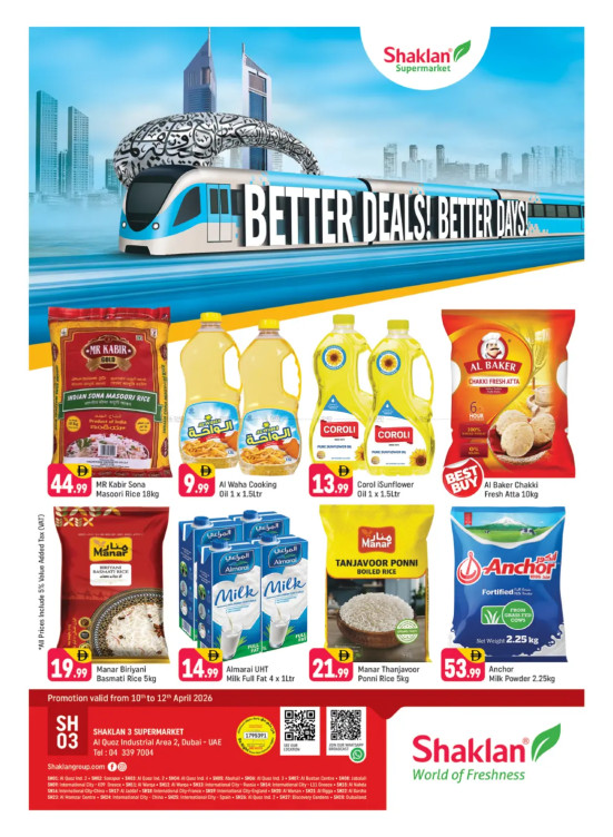 Better Deals & Better Days - Shaklan 3 Supermarket, Al quoz Ind 2