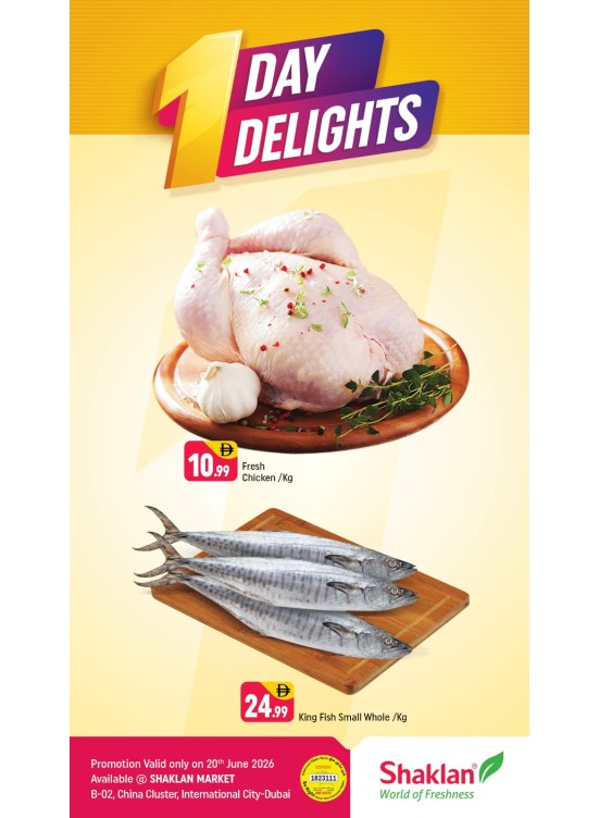 One Days Delight - B02 China Cluster, Dubai