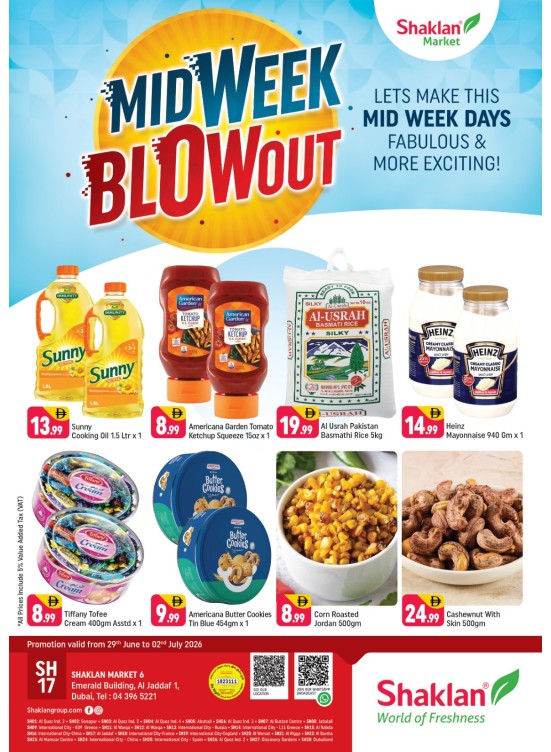 Midweek Blowout - Al Jaddaf 1, Dubai