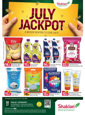 July Jackpot - Shaklan 7 Supermarket, Zen Building, Jebel Ali