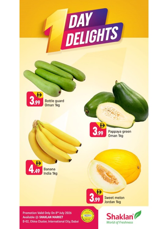 One Days Delight - B02 China Cluster, Dubai