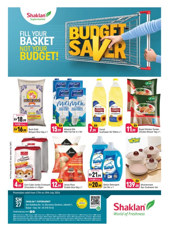 Budget Saver - Shaklan 7 Supermarket, Zen Building, Jebel Ali