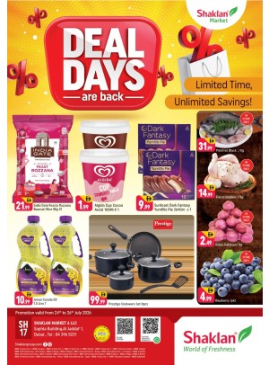 Deal Days Are Back - Al Jaddaf 1, Dubai