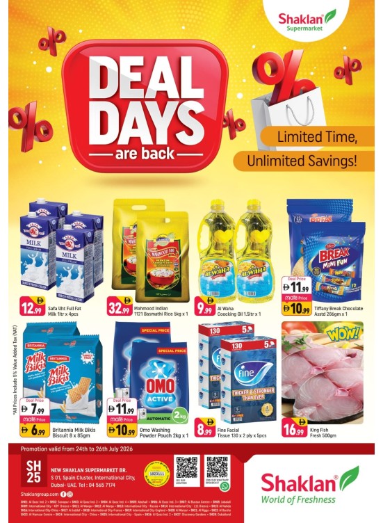 Deal Days Are Back - S01, International City, Spain Cluster