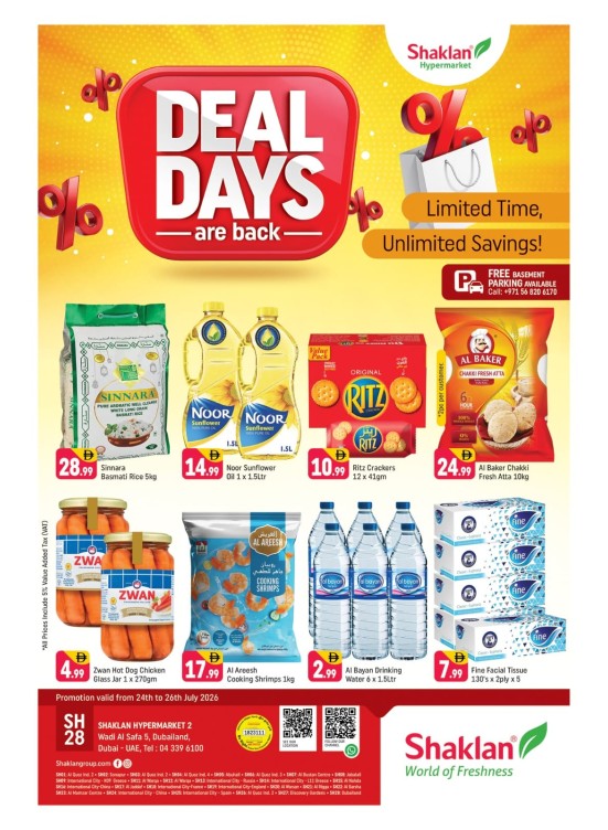 Deal Days Are Back - Wadi Al Safa 5, Dubailand
