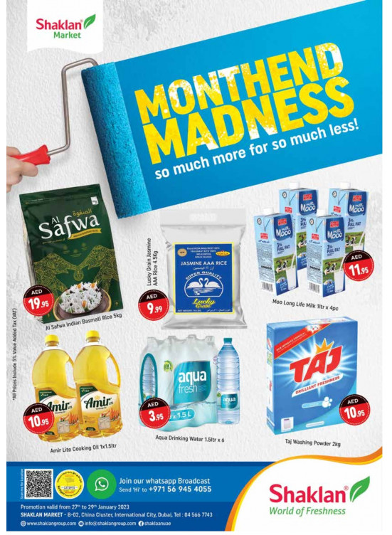 Month End Offers - China Cluster, Dubai