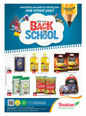 Back to School Deals - China Cluster, Dubai