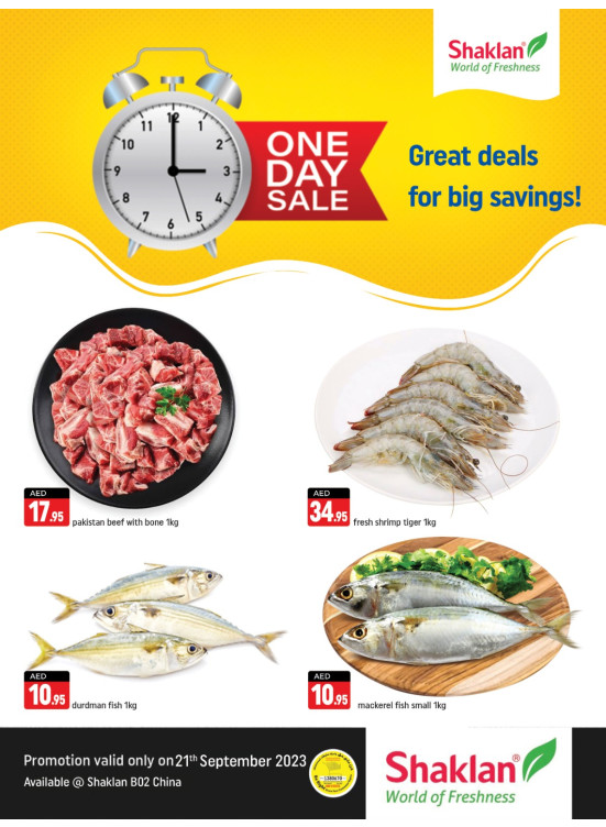 One Day Sale - China Cluster, Dubai
