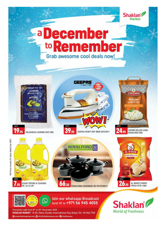 Weekend Deals - China Cluster, Dubai