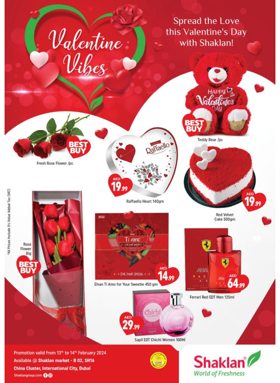 Valentine Day Deals - China Cluster, Dubai