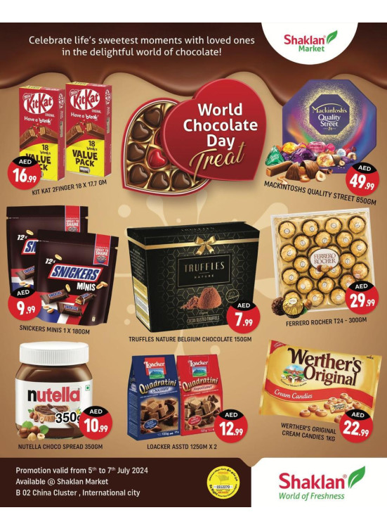 World Chocolate Day - B02 China Cluster, Dubai