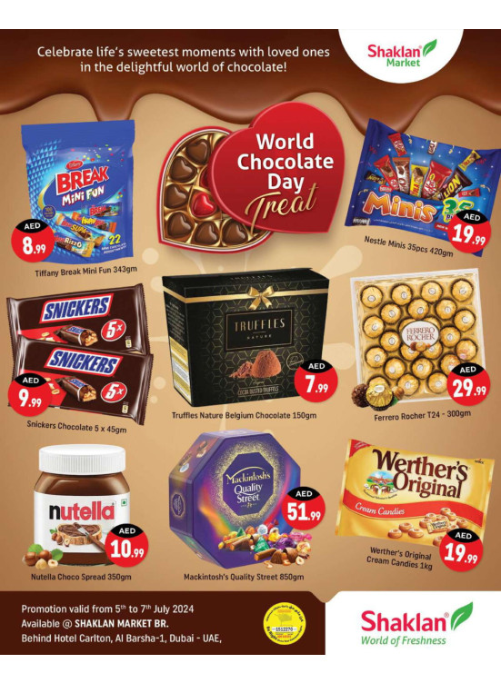 World Chocolate Day - Al Barsha 1, Dubai