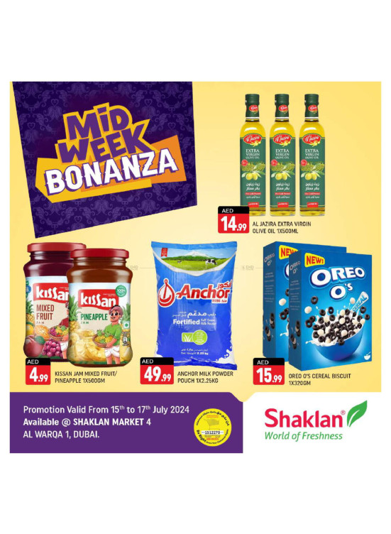 Midweek Offers - Shaklan Market 4, Al Warqa 1