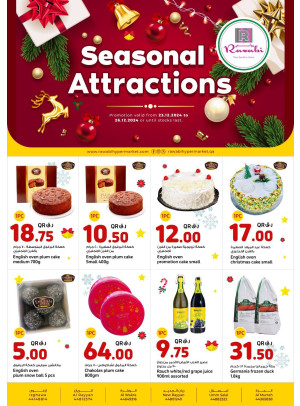 Seasonal Attractions Offers