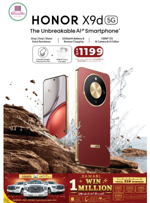 Available Now - Honor X9d 5G Smartphone