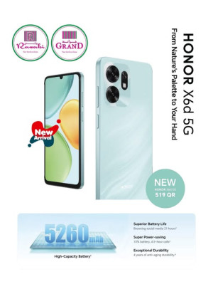 Available Now - HONOR X6d 5G Smart Phones