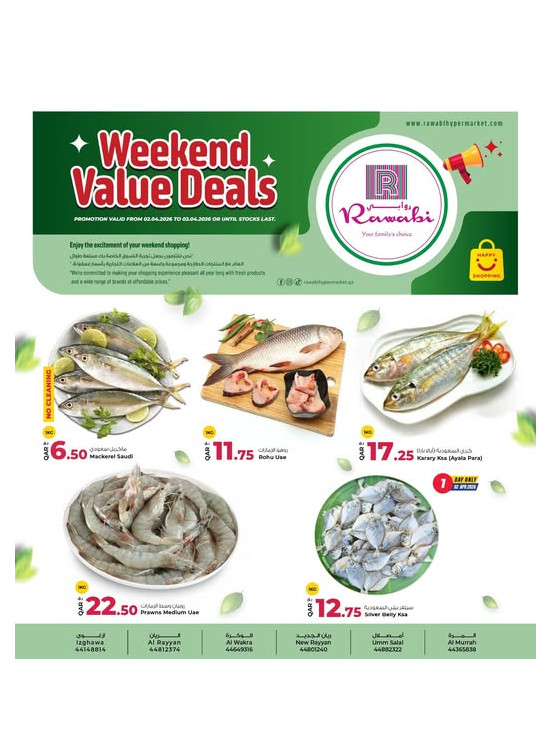 Weekend Value Deals on Seafood