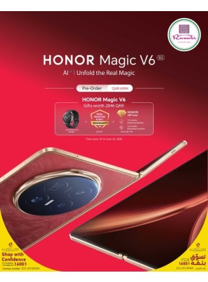اطلبه مسبقًا الآن - هاتف Honor Magic V6 5G