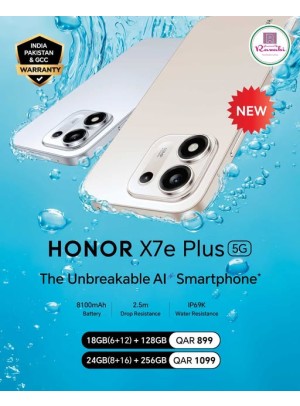 عرض خاص - الهاتف الذكي Honor X7e Plus 5G