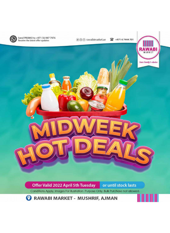 Midweek Hot Deals - Mushrif, Ajman