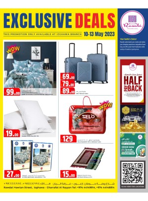 Exclusive Deals - Rawabi Hypermarket, Izghawa