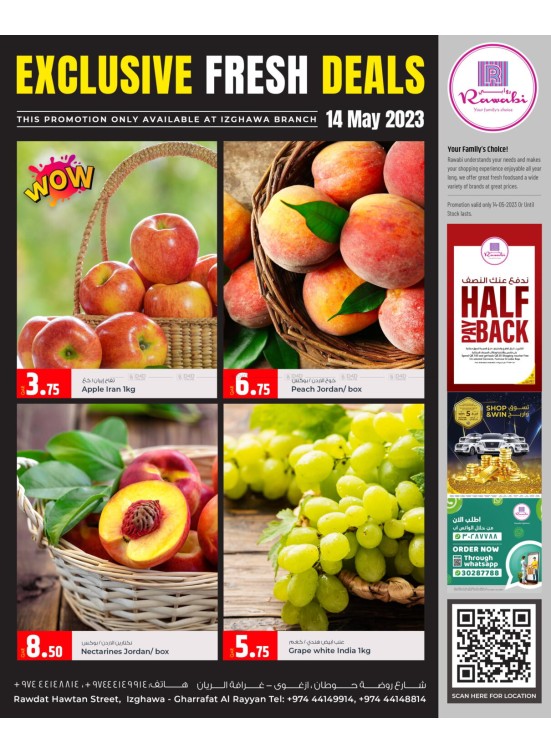 Exclusive Fresh Deals - Rawabi Hypermarket, Izghawa