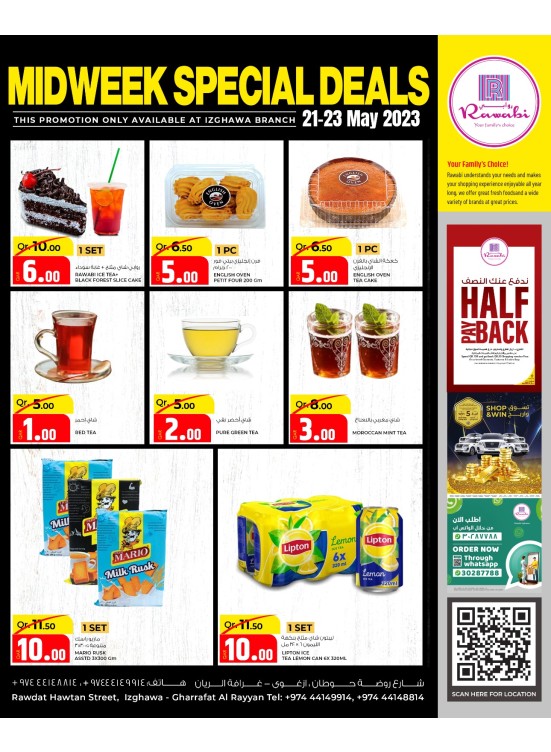 Midweek Special Deals - Rawabi Hypermarket, Izghawa