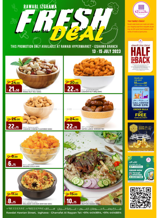 Fresh Deals - Rawabi Hypermarket, Izghawa