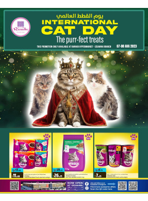International Cat Day - Rawabi Hypermarket, Izghawa
