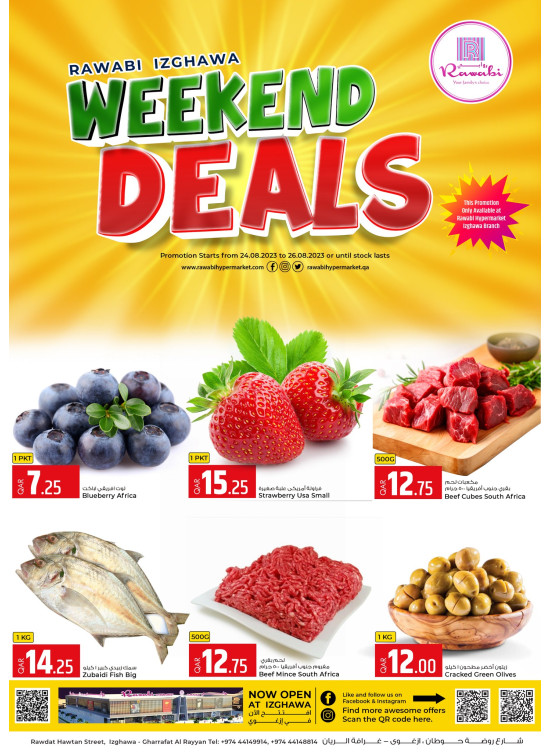 Weekend Deals - Rawabi Hypermarket, Izghawa