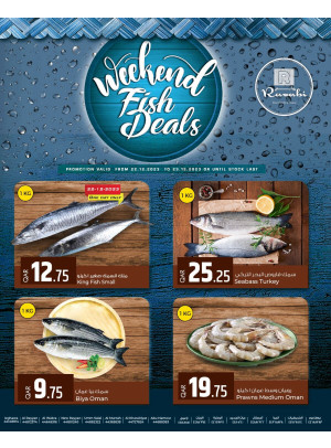 Weekend Fish Deals