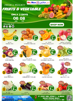 Fruits & Vegetables Deal - Ajman