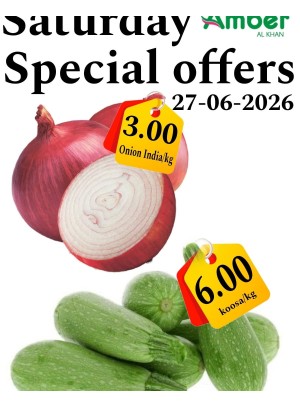 Saturday Special Offers - Al Khan