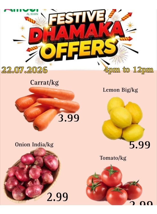 Festive Dahamaka Offers - Al Khan