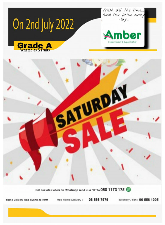 Saturday Sale