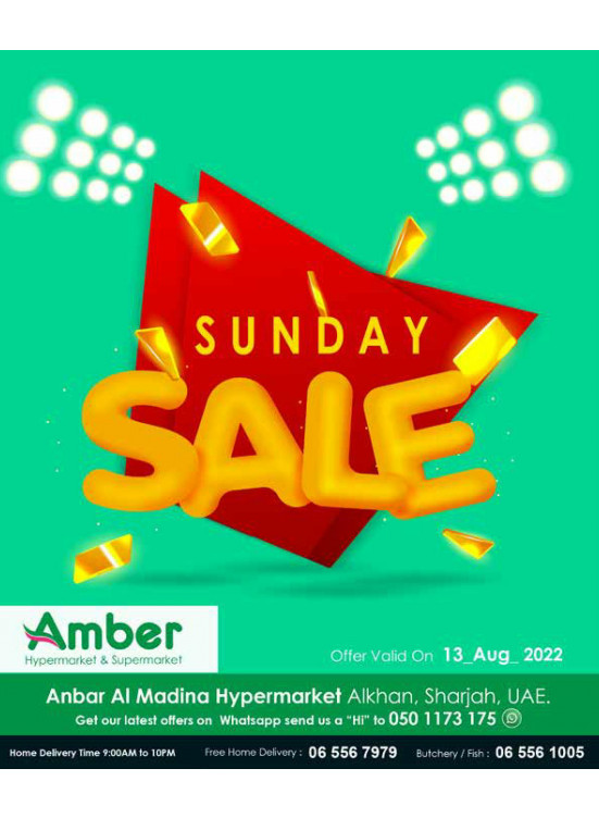 Sunday Sale