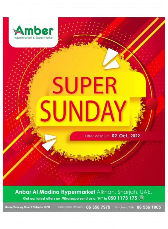 Sunday Sale