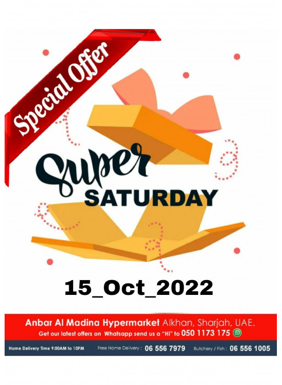 Saturday Sale