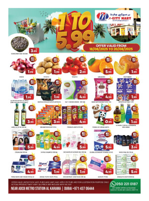1 To 5.99 AED Offers - Al Karama, Dubai