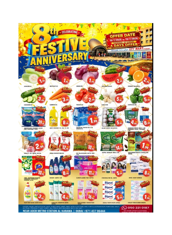 8th Festive Anniversary - Al Karama, Dubai