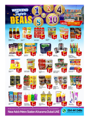 Weekend Super Deals - Al Karama, Dubai