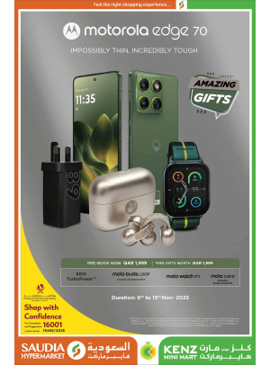 Pre Order Now - Motorola Edge 70 Smartphone